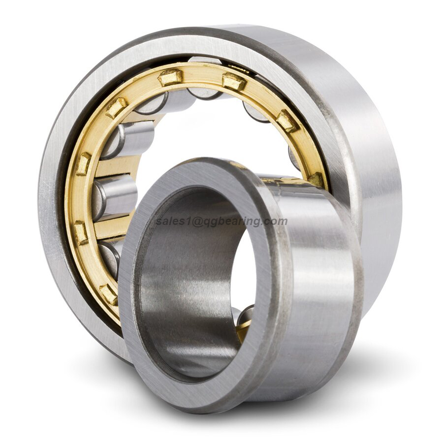 Bearing Brass Cage 30x55.5x16mm Cylindrical Roller Bearing RN206M For Reducer