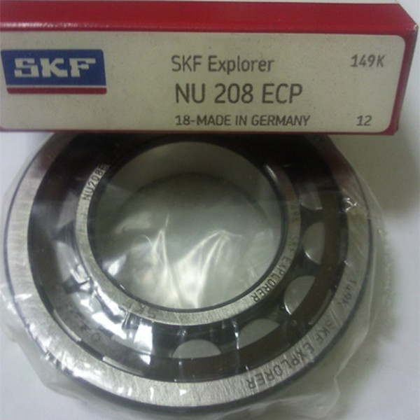 High precision SKF bearing NU208EC Cylindrical roller bearing - 40*80*18mm