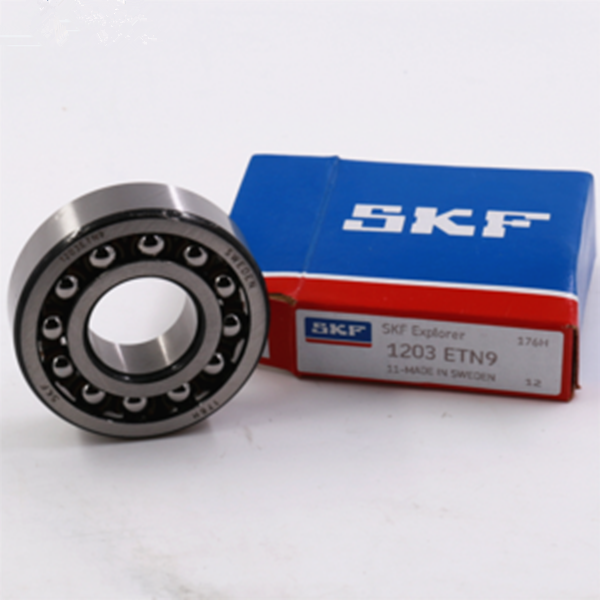 SKF bearings 1203ETN9 double row self aligning ball bearing - 17*40*12mm